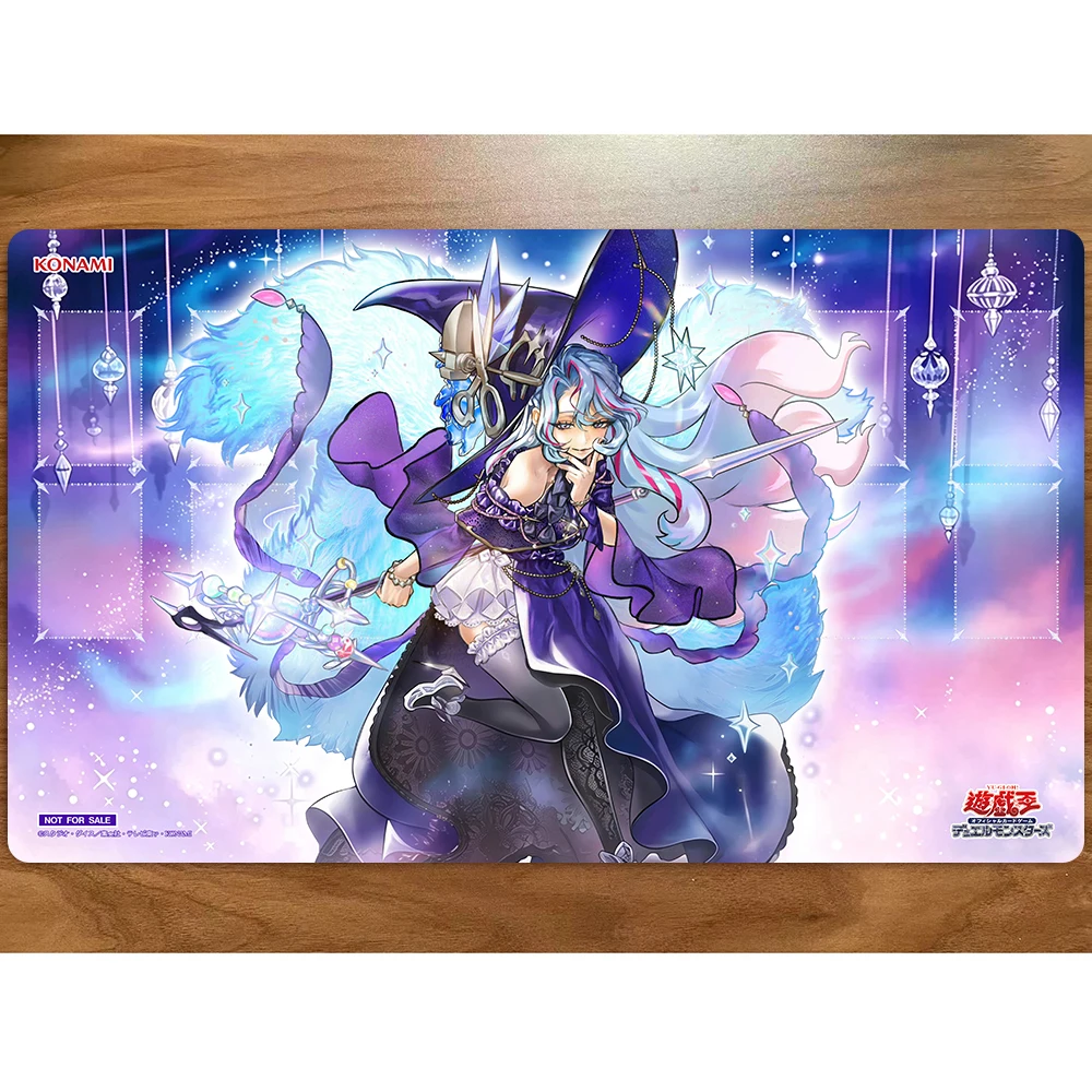 Игровой коврик Yu-Gi-Oh! Witchcrafter Madame Rilliona, коврик для карт YGO KMC TCG YuGiOh M-242 (art.: 3920dbc529b99) - 3920dbc529b99