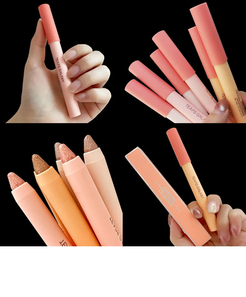 Подводка для глаз с алмазным блеском карандаш макияжа хайлайтер водостойкая