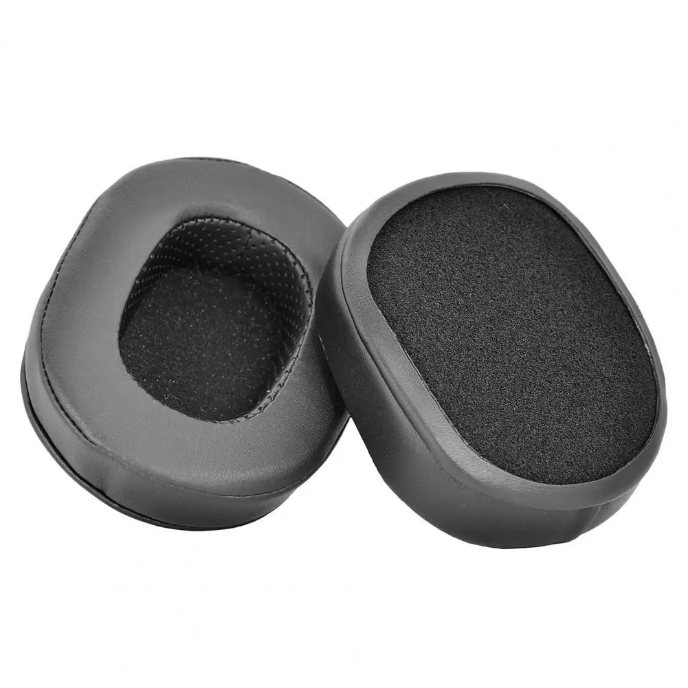 

1 Pair Stylish Waterproof Breathable Headphone Cushions Protein Faux Leather Gaming Headset Pads Headphone Cushions