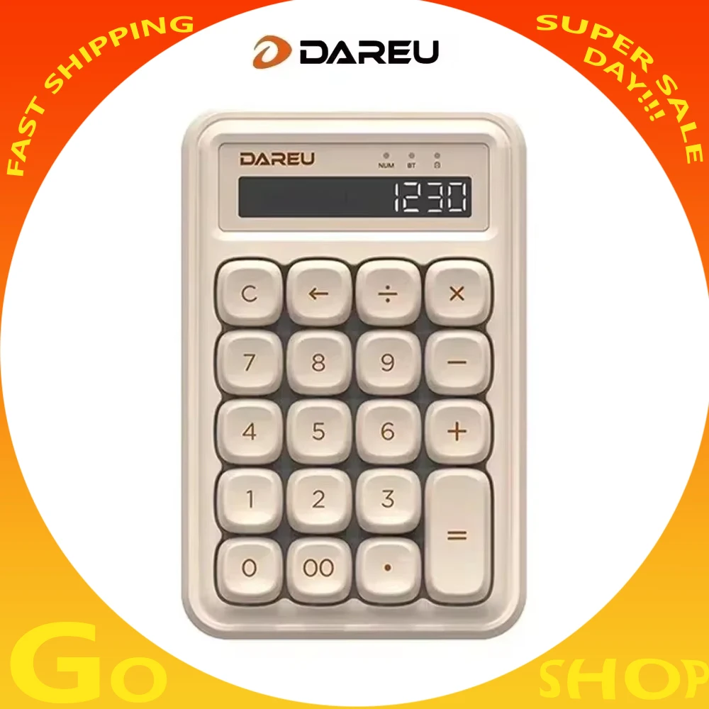 Мини-клавиатура Dareu Z19 трехрежимная Беспроводная Bluetooth клавиатура игровая