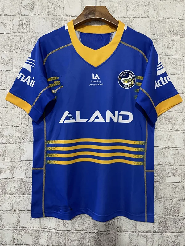 

2023 Parramatta Eels Home регби рубашка Джерси 2023/24 PARRAMATTA EELS, домашняя тренировочная футболка для регби, размер S---5XL