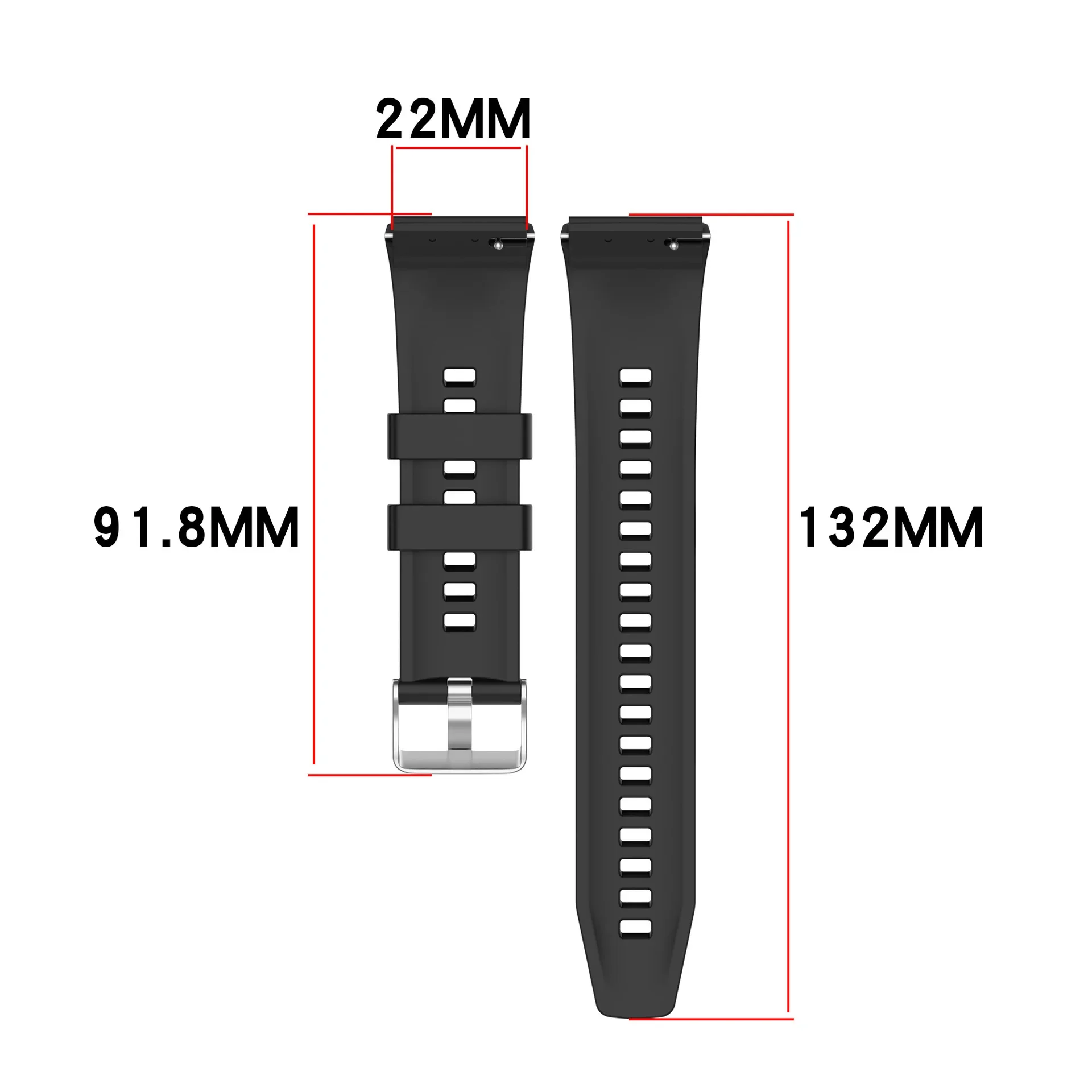 Оригинальный силиконовый ремешок для Huawei Watch GT6 Pro 46 мм, спортивный браслет, сменный ремешок для Huawei Watch GT6 Pro (art.: 3920dad6ede59) - 3920dad6ede59