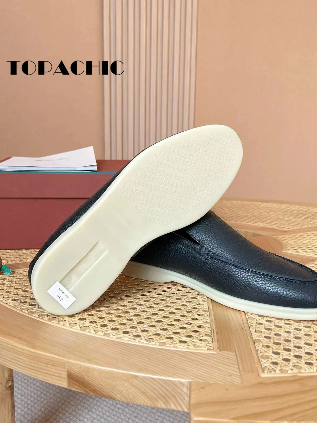 10.26 TOPACHIC-Мужские кроссовки из натуральной кожи зимняя шерстяная плюшевая теплая