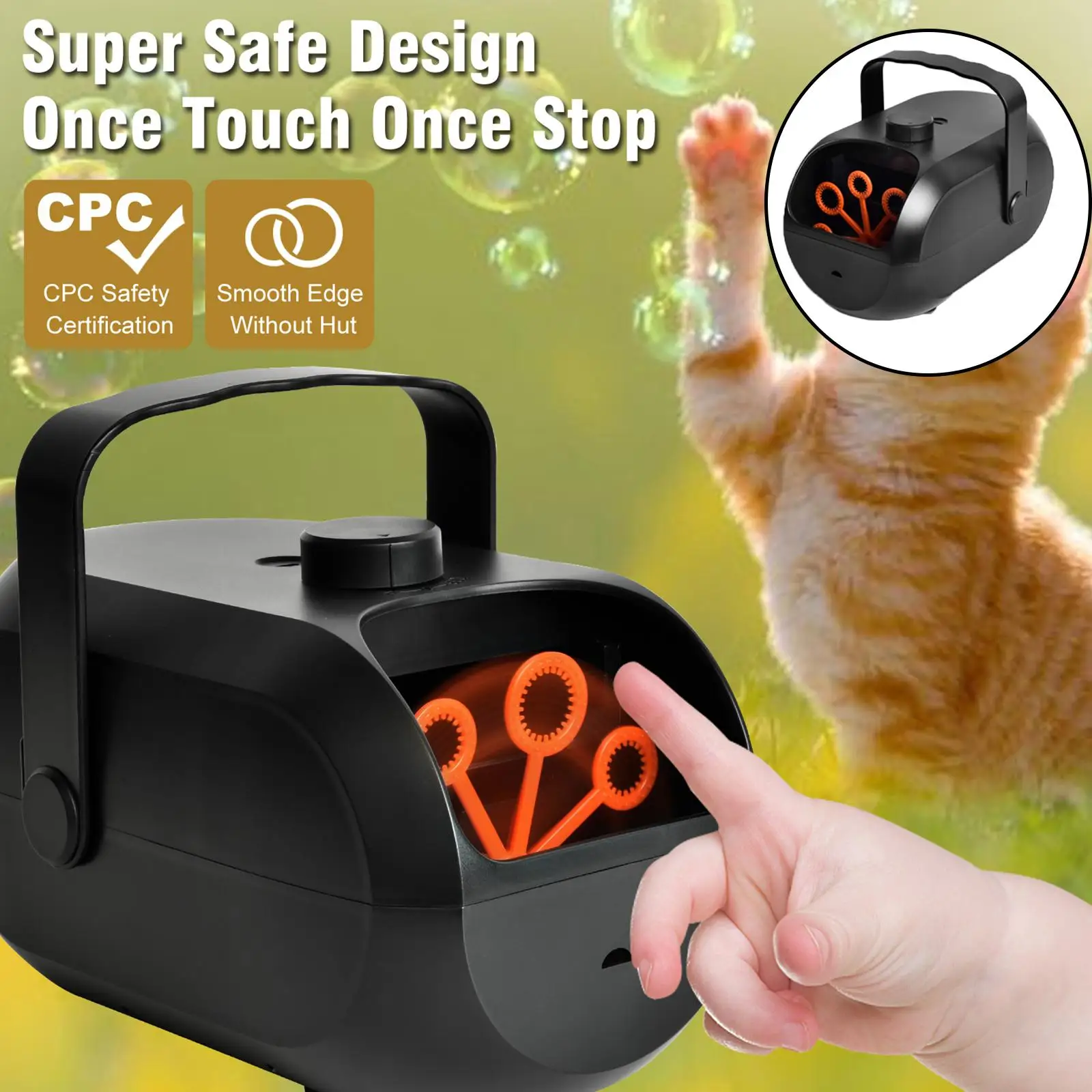 

Automatic Bubble Blower with Modes USB Charging for Kids Birthday