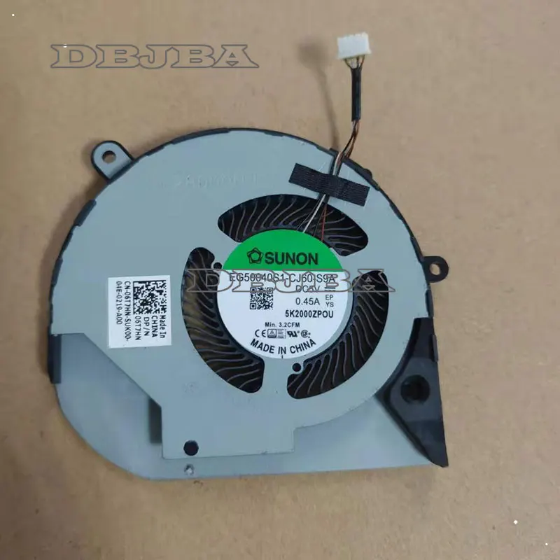 Охлаждающий вентилятор для ноутбука EG50040S1-CJ60-S9A 5V 0.45A 5V 0.5A Fan