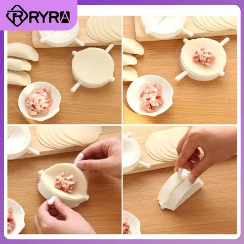 

3pcs/set 7/8/10cm Jiaozi Diy Plastic Tools Dumplings Convenient 7/8/10cm Kitchen Tool Dough Press Gadgets For Cooking Kichen