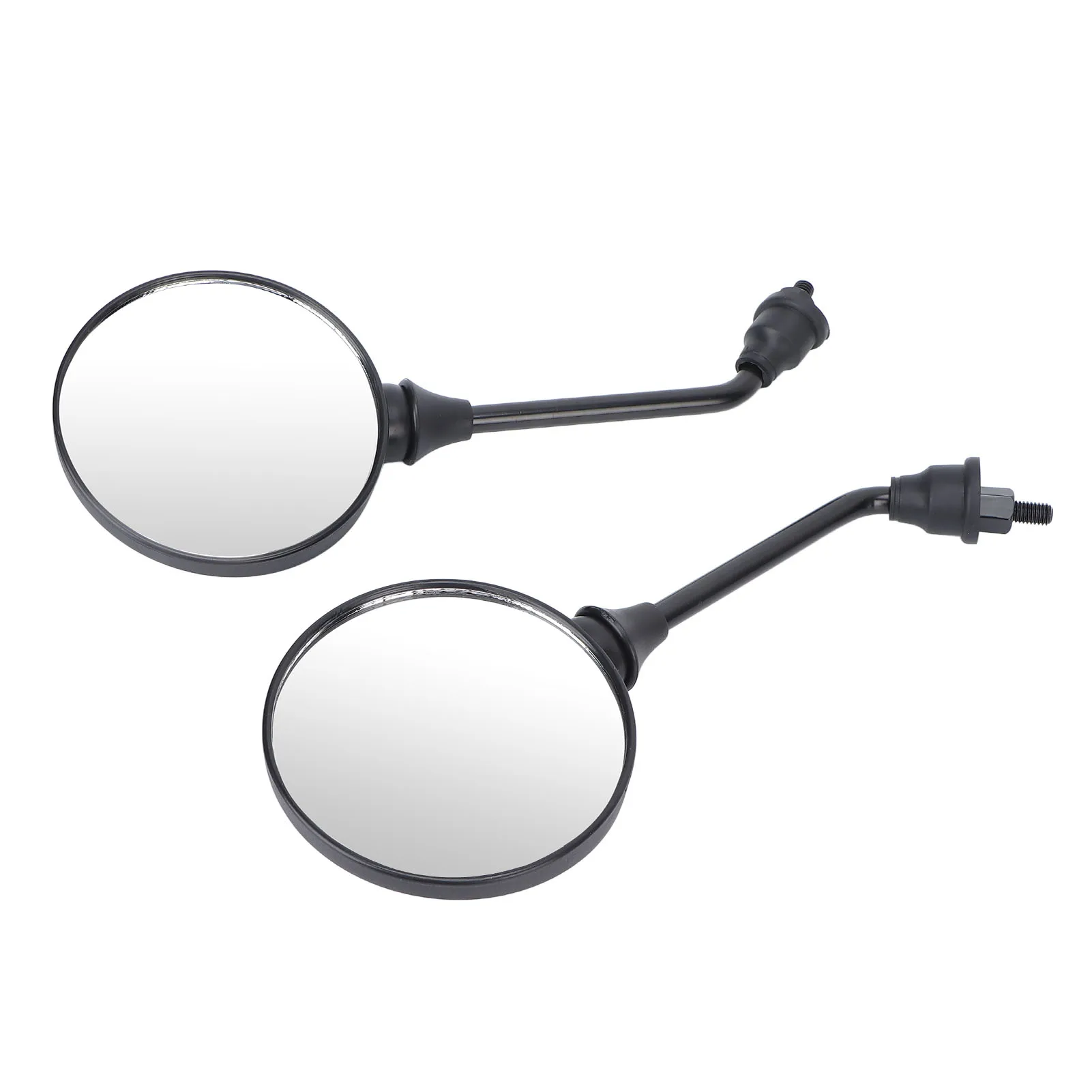 

1 Pair Motorcycle Rear View Mirrors Handlebar Side Wing Mirror with 8mm Right Hand Thread for Scooter Electric Bike