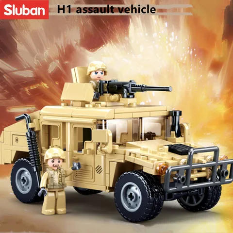 Конструктор Sluban, игрушки, Современные военные армейские блоки B0301/B0837 APC 230 шт.