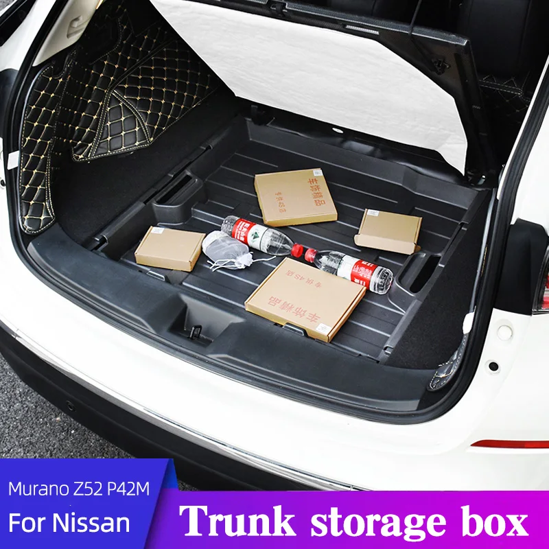 

Багажник ящик для хранения для Nissan Murano Z52 P42M 2015-2022 ABS износостойкие и прочные защитные декоративные аксессуары