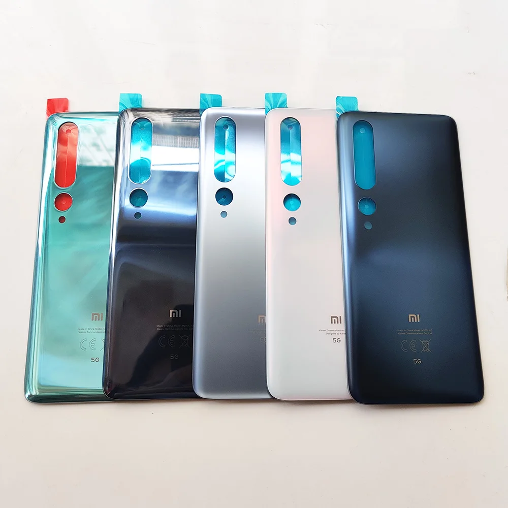 

Mi10 100% оригинальная задняя крышка Gorilla Glass для XIAOMI MI 10 Pro, задняя крышка для замены жесткого аккумулятора, задняя крышка