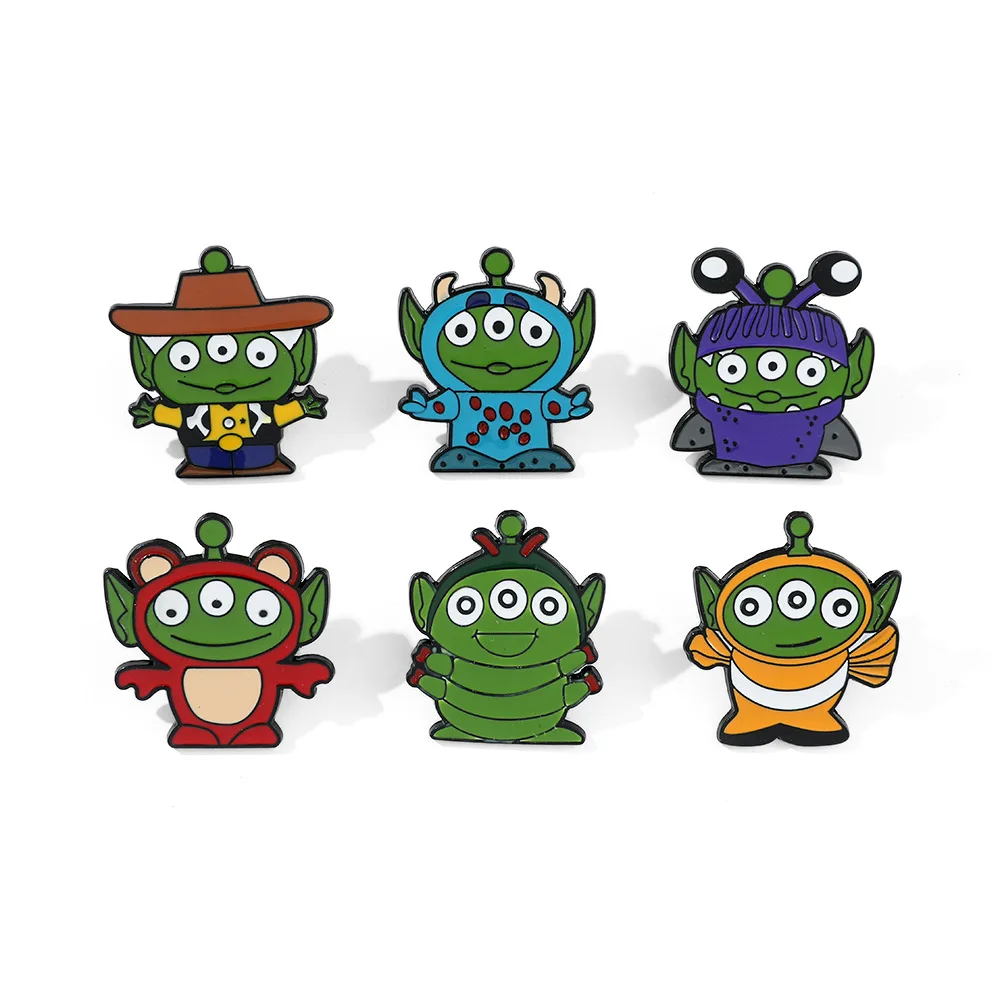 

Disney Toy Story Badges Enamel Brooch Cute Anime Lapel Pins for Backpacks Brooches Fashion Jewelry Accessories Xmas Small Gifts