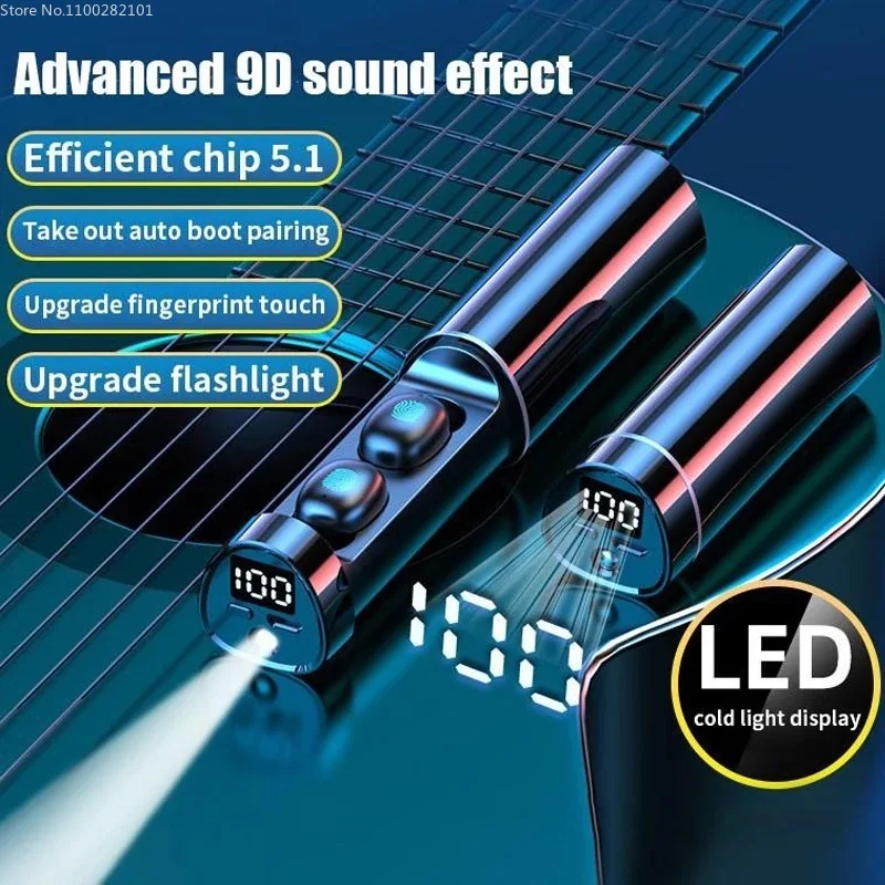 

Gaming Headset TWS Bluetooth Earphones LED E-Sports Light Low Latency Stereo Noise Cancelling Wireless Headphone Digital Display