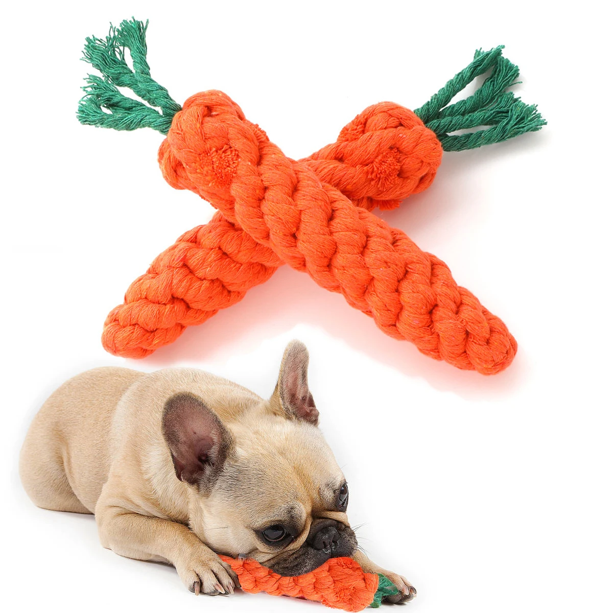 

1PC Pet Dog Toys Cartoon Animal Dog Chew Toys Durable Braided Bite Resistant Puppy Molar Cleaning Teeth Cotton Rope toy
