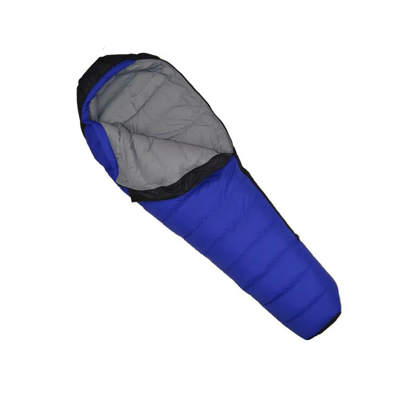Фото Спальный мешок OEM Saco De Dormir Uyku Tulumu Schlafsack 600г для взрослых, ультралегкий, всесезонный, типа «мумия», с наполнителем из утиного пуха, для кемпинга на открытом воздухе. №5