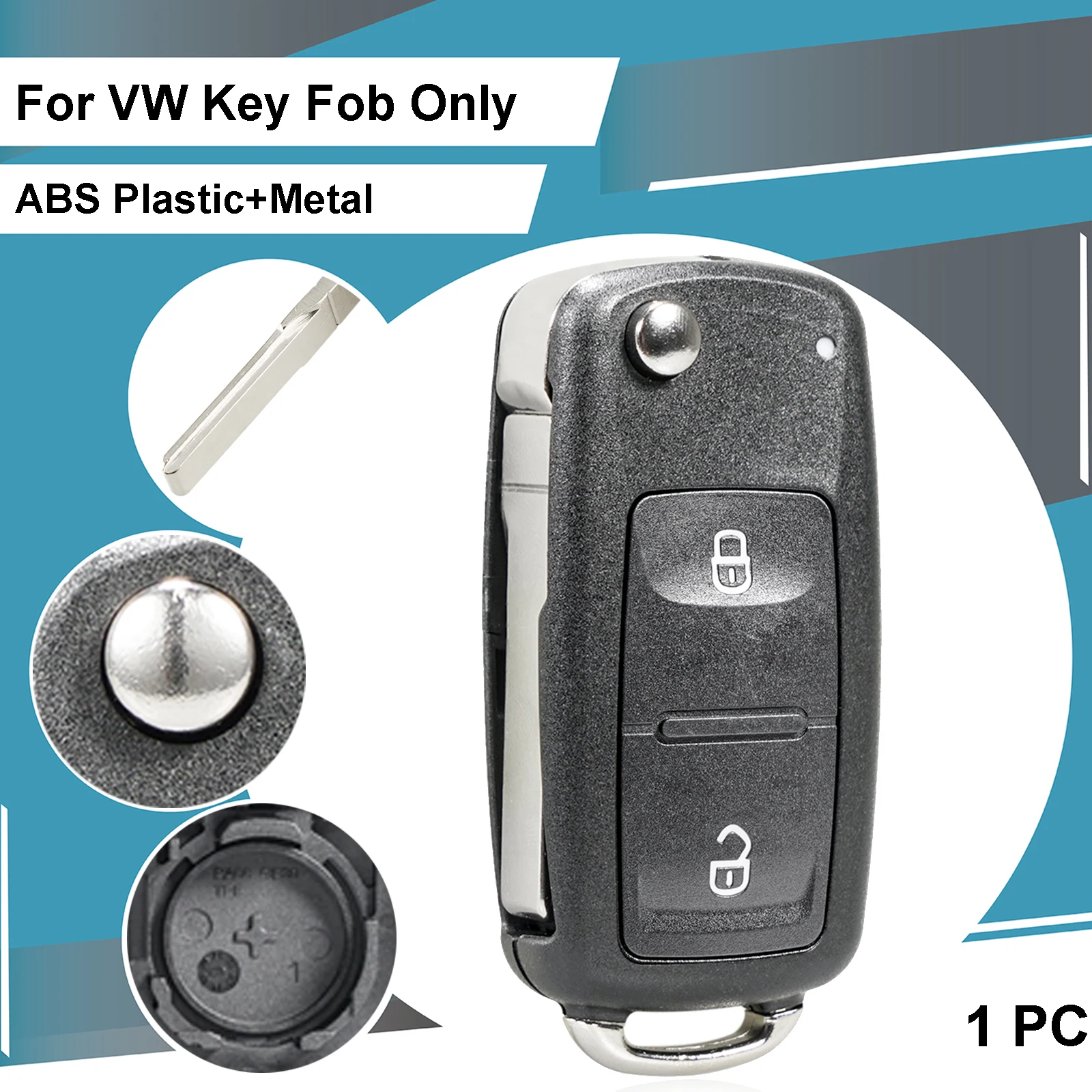 

Для Volkswagen Golf Polo Lupo Bora Passat Sharan Amarok Transporter 2-кнопочный дистанционный откидной ключ Автомобильный складной чехол для ключей