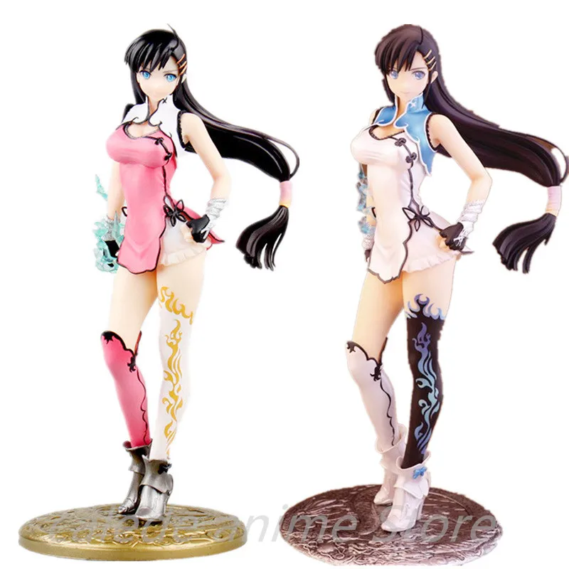 

24cm Anime Blade Arcus From Shining 2P Color Wang Bailong Tony Doll Sexy Girl Model PVC Action Figure Collection Toys Brinquedos