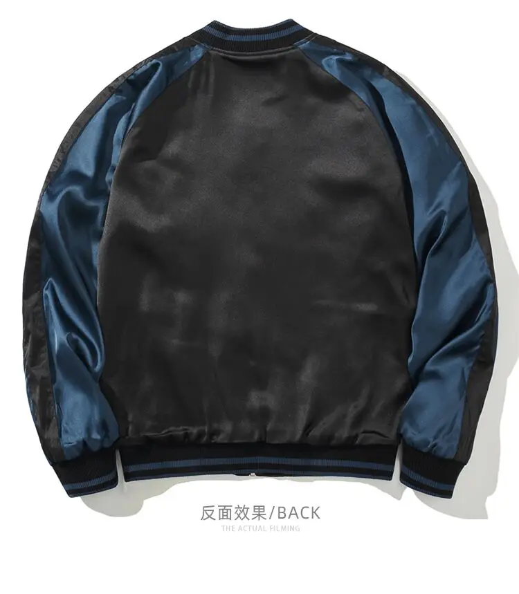 Новинка Весна 2022 мужская куртка с китайской вышивкой девять хвостовыми лисами