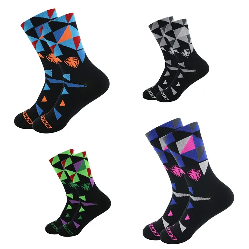 

Профессиональные велосипедные носки для соревнований, мужские женские спортивные носки для верховой езды, сетчатые носки для баскетбола и ...