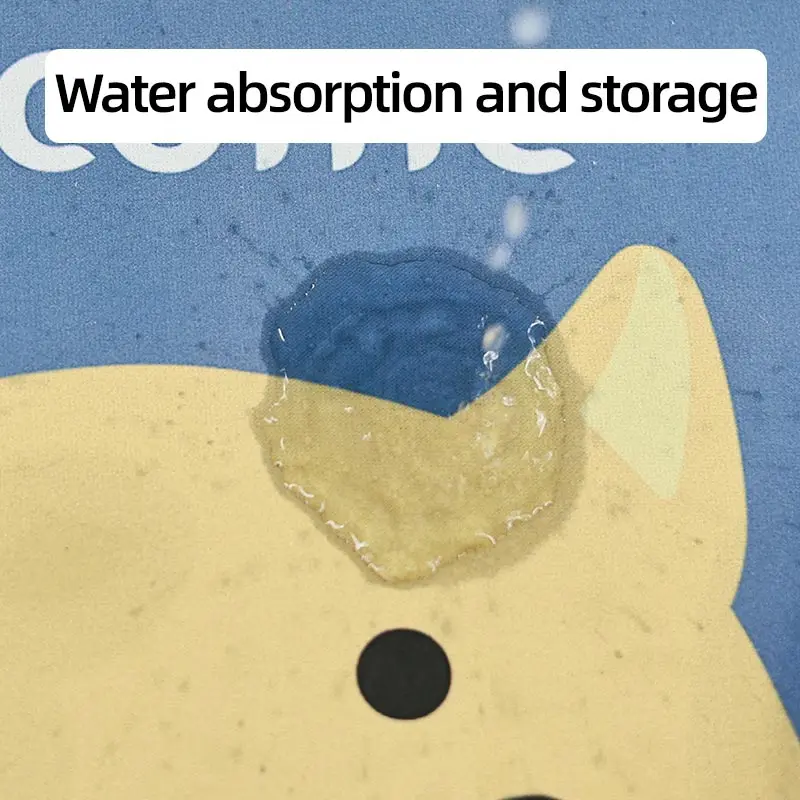 3D цветок прямоугольный нескользящий коврик моющийся кухонный ковер напольный