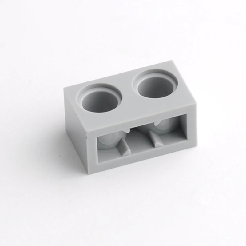 Фото Высокотехнологичные детали MOC Технический строительный блок MOC 1x2 Кирпич 2 отверстия 32000 Подходит для всех брендов Игрушка из мелких частиц №5