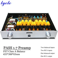 lyele audio pass 1 7 sound preamplifier fet hifi preamplifier class a preamp balancedunbalanced input and output high end amp