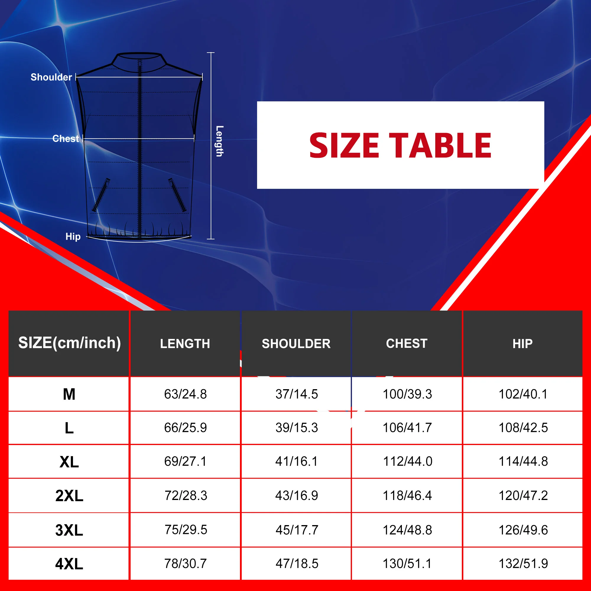 Жилет с подогревом шерстяной флисовый V-образным вырезом и USB-зарядкой