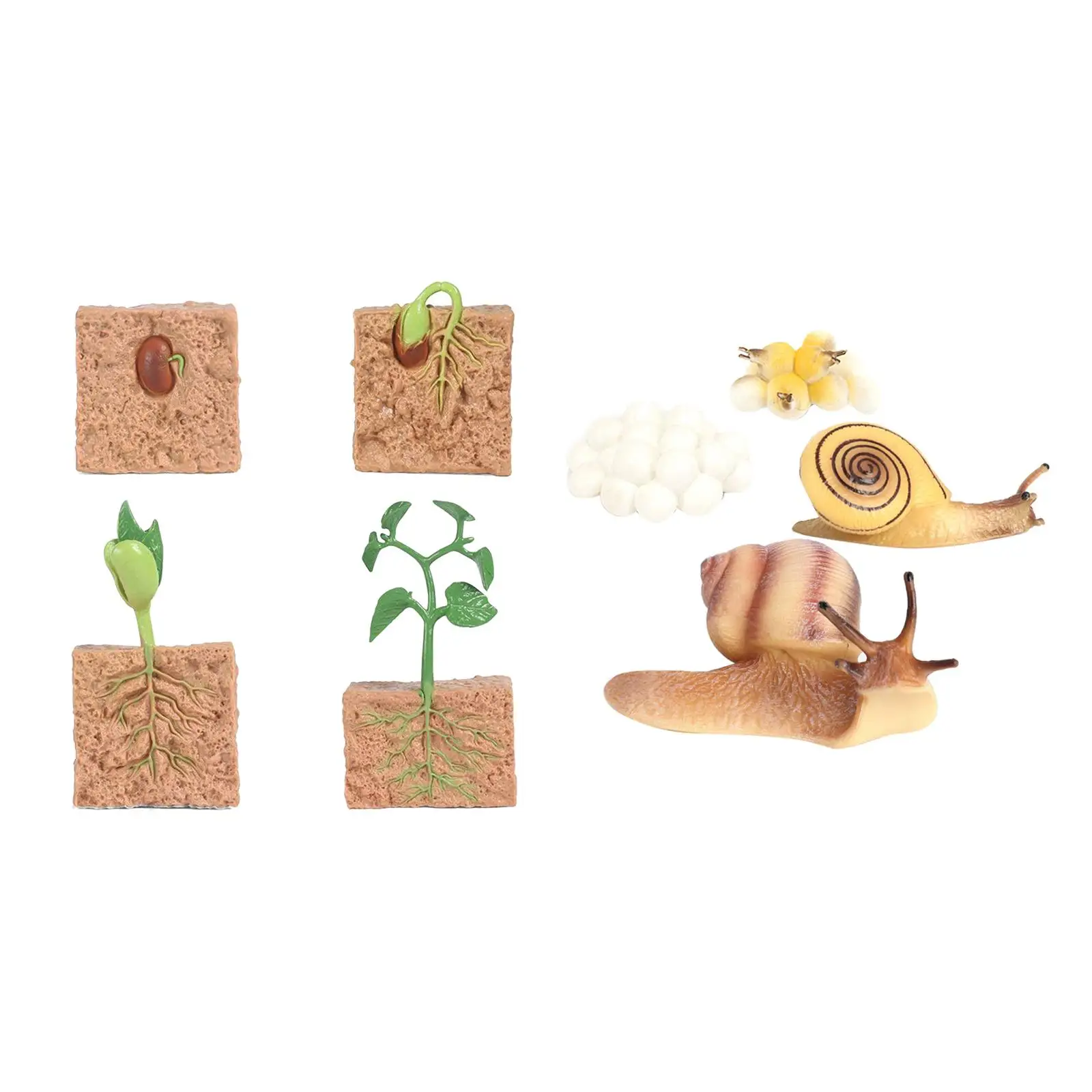 4x1 комплект детский пластиковый игровой набор для посева растений жизненный цикл