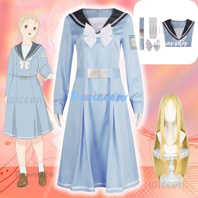 Фото Аниме Kimi No Iro Your Color Hikari Косплей Костюм Цвета в синем платье Школьная форма Женщина Kawaii Campus Костюм моряка №1