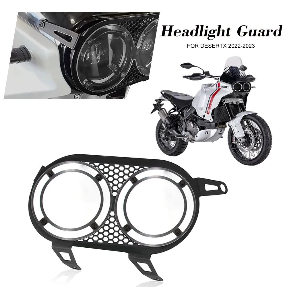 

2022 DesertX Accessories Headlight Protection Grille For Ducati Desert X 2022 2023 Headlight Protector Cover Headlight Guard
