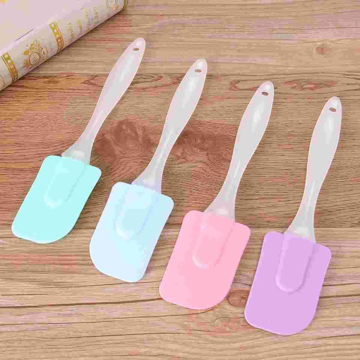 

5 Pcs Butter Scraper Rubber Scraper Silicon Spatulas Silicone Scraper Cake Scraper Spoon Silicone Kitchen accessories