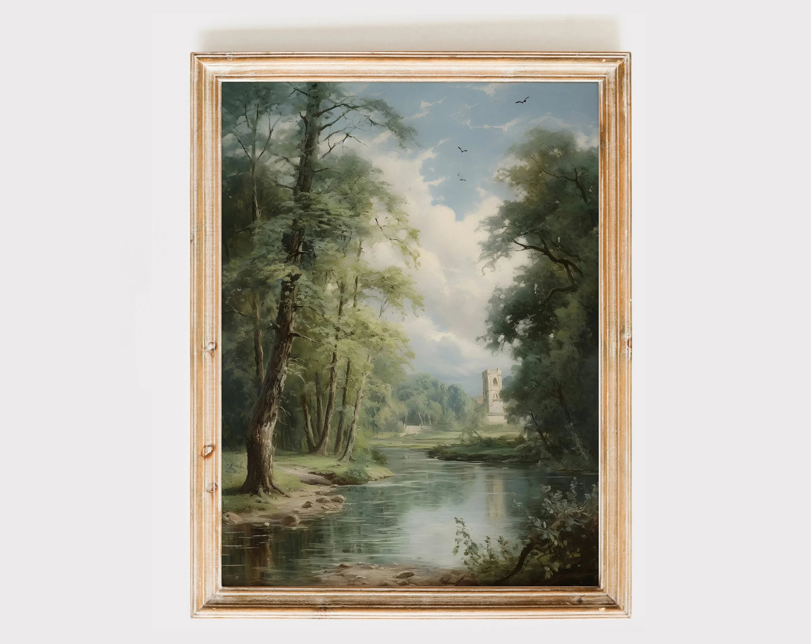 

Печать на холсте "Деревенский пейзаж"