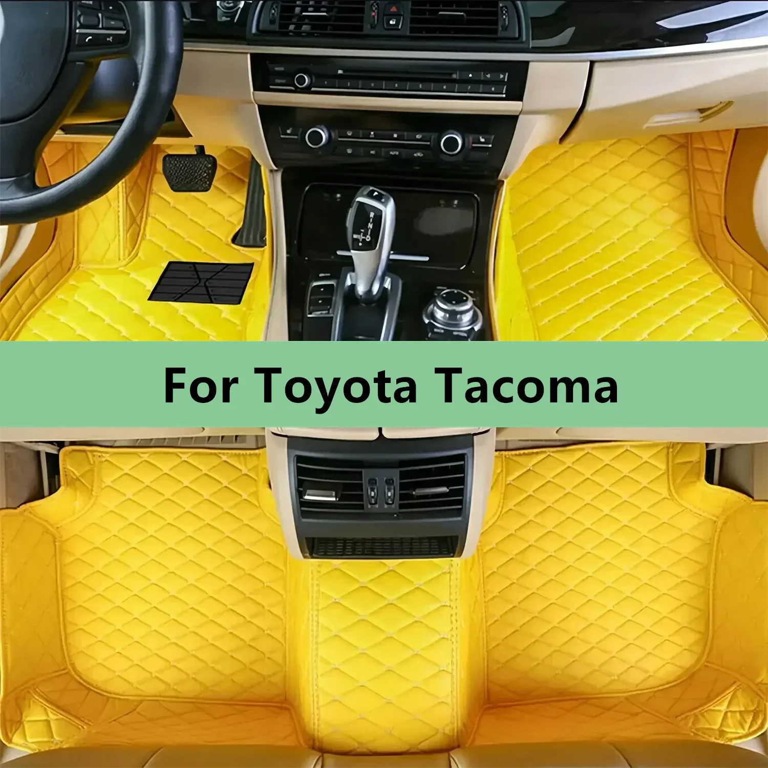 Фото Автомобильные коврики для Toyota Tacoma 2013 2014 2015 2016 2017 2018 2019 2020 Автомобильные коврики для мужчин и женщин Автомобильные аксессуары №1