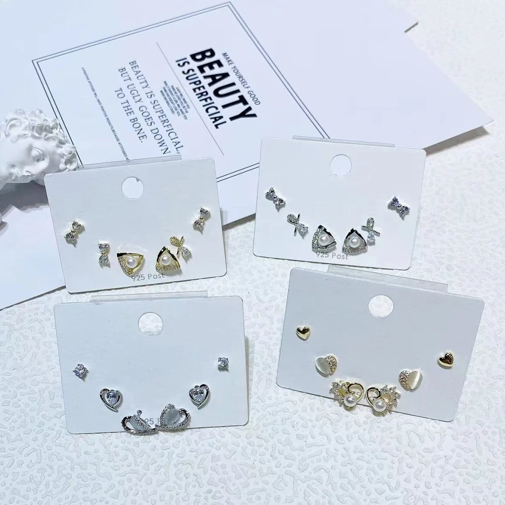 

Vintage Temperament Multi Piece Set Series Pearl Earrings for women's Girl party gift Upscale Accessories Jewelry wholesale