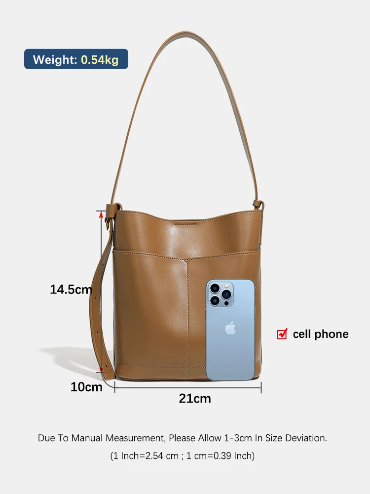 Модная однотонная Сумка-тоут Zency 2024 для женщин сумка через плечо из спилка