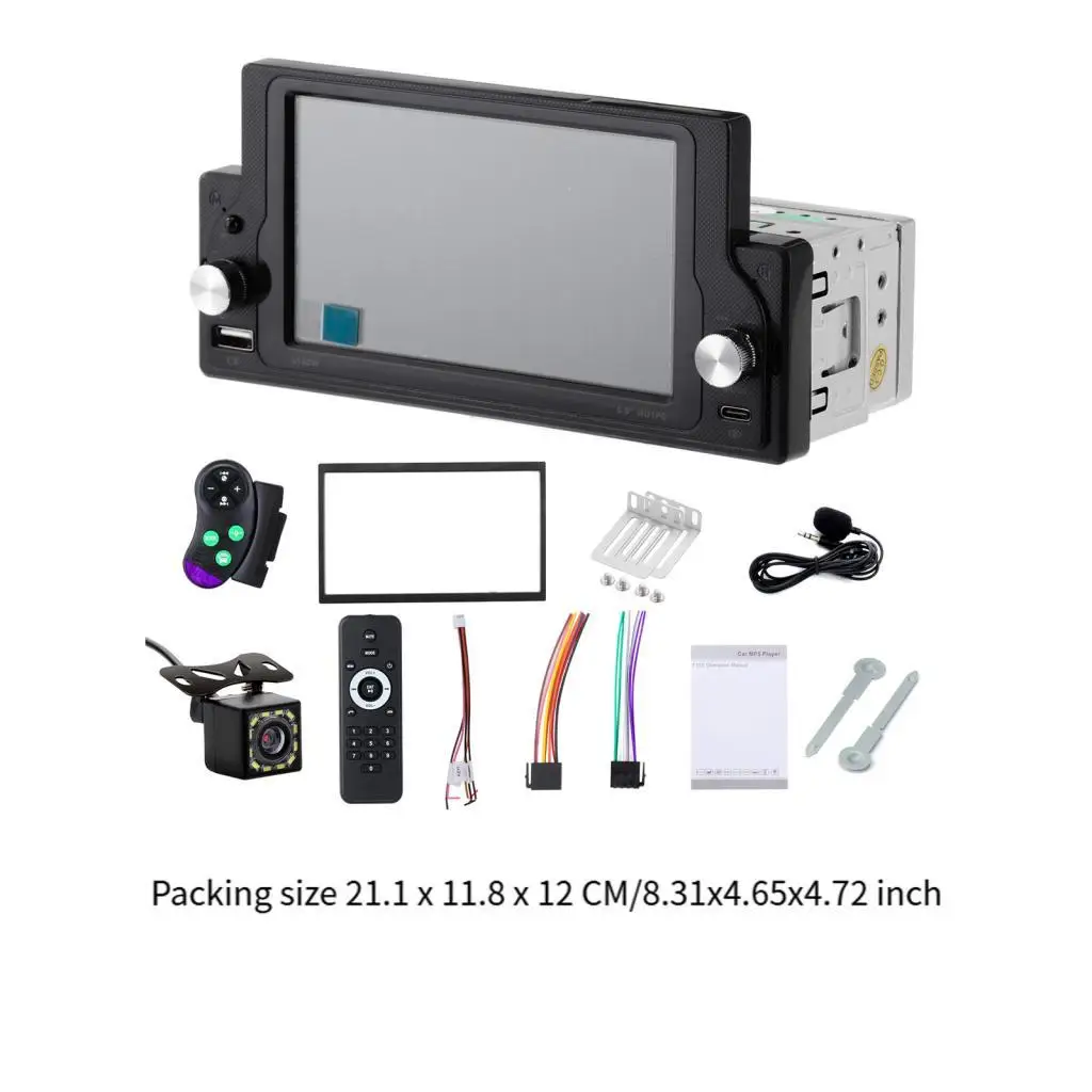 Универсальный автомобильный MP5-плеер вилка европейского стандарта функция