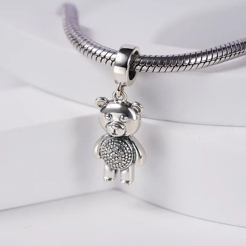 Невыцветающие серебряные подвески в виде яблока шоколада вишни самодельные