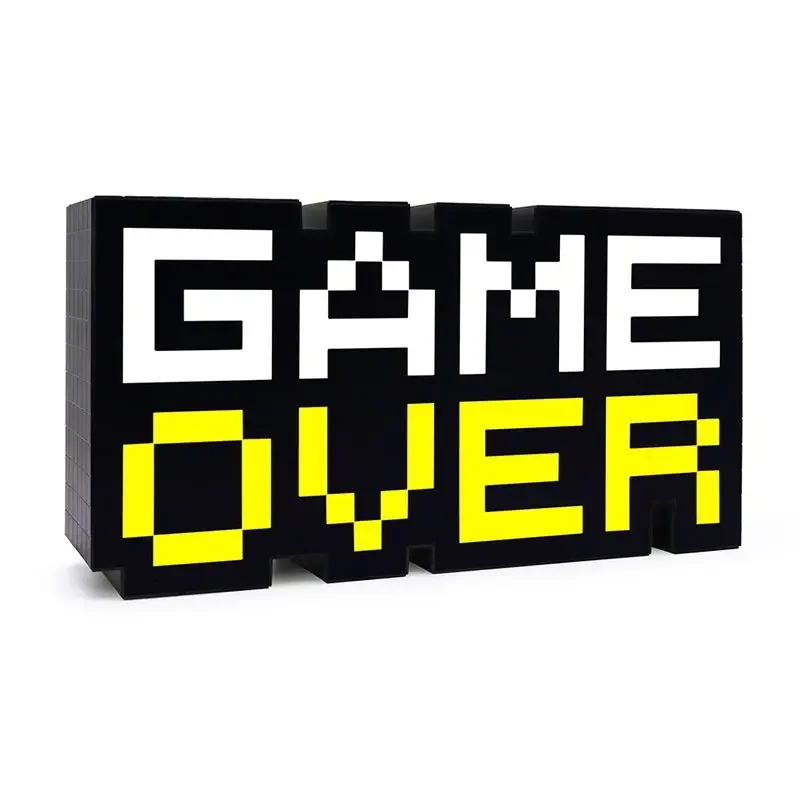 

3D лампа-ночник Game Over, 7 цветов