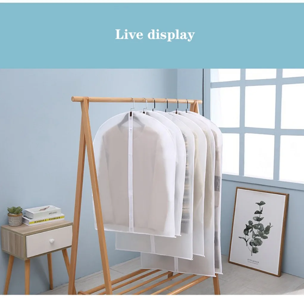 Сумка для хранения одежды подвесной мешок пылезащитный чехол Женский шкаф