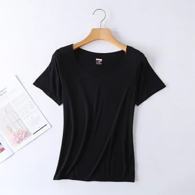 

White For Women Clothes Tshirts Cotton tshirt Solid 2021 Regular Appliques