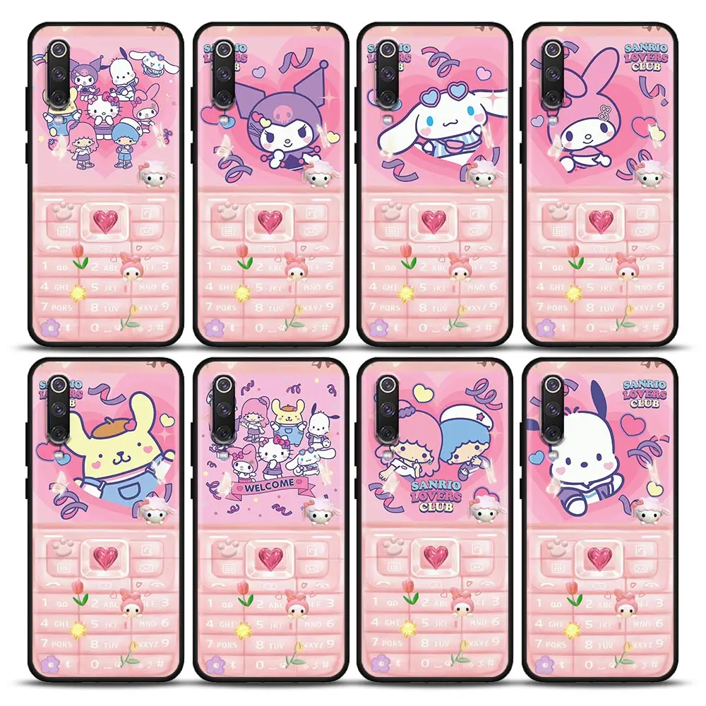 

Phone Hello Kitty kuromi Cartoon Phone Case For Xiaomi Mi A2 8 9 SE 9T 10 10T 10S CC9 E Note 10 Lite Pro 5G Cover Fundas Coques