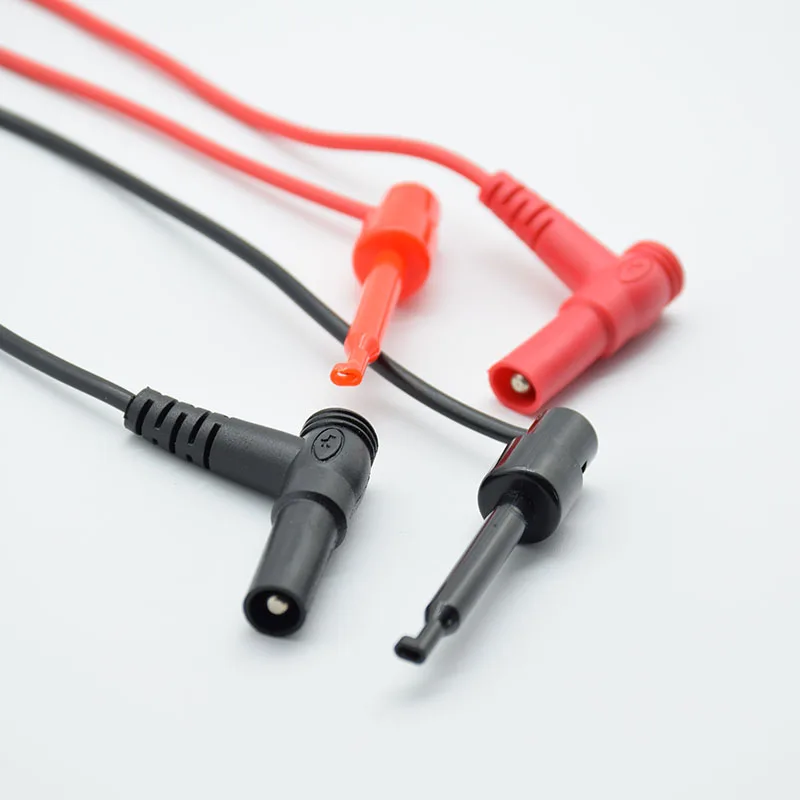 

1pair Banana Plug To Test Hook Clip Probe Cable For Multimeter Test Equipment Drop Ship