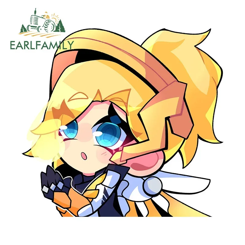 EARLFAMILY 13 см X 12 2 милосердия Overwatch интересная фотография бампер кондиционер