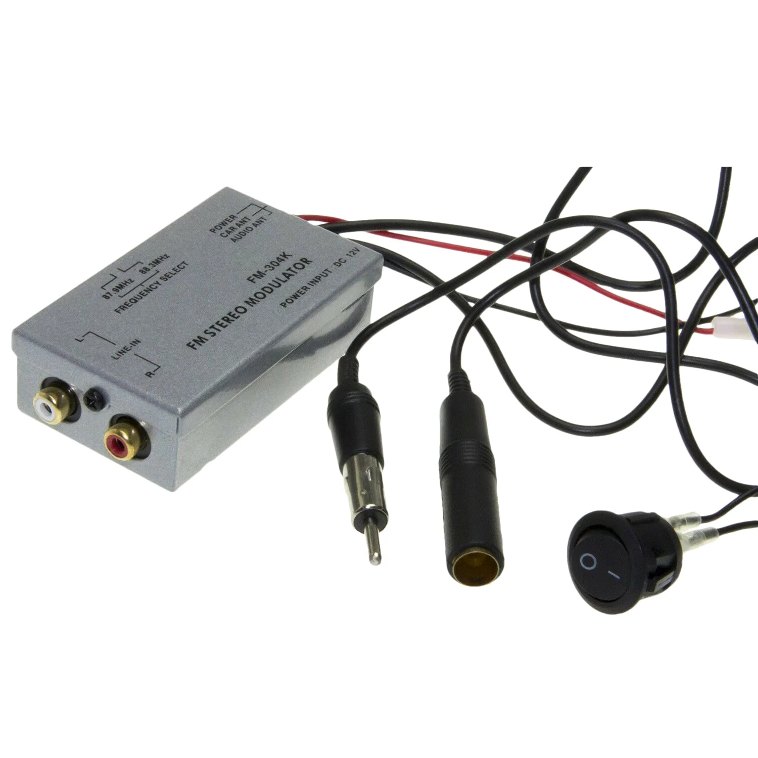 

Universal Fm Modulator Stereo Mp3 Auto Antenne Kabel Car Radio Cinch Aux Adapter