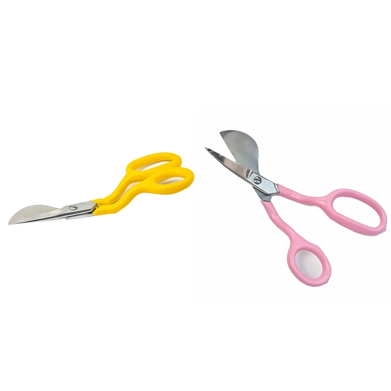 

Ножницы с лезвием Duckbill, ворсовый ковер с мягкой резиновой ручкой, точные бытовые швейные ножницы для ремесла