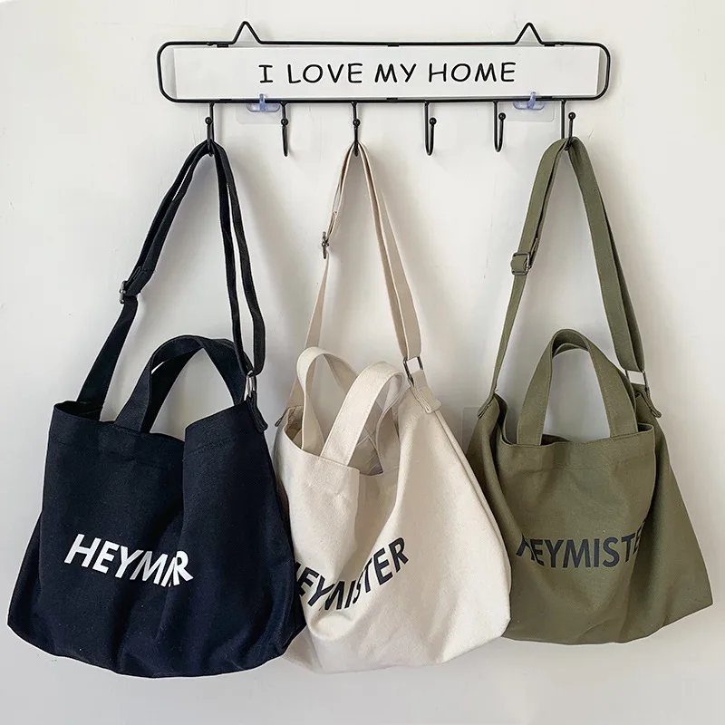 

Crossbody Shoulder Bag Unisex Canvas Bags Street Large Capacity Student Bags Casual Canvas Bags Girlfriend Boyfriend Nice Gifts