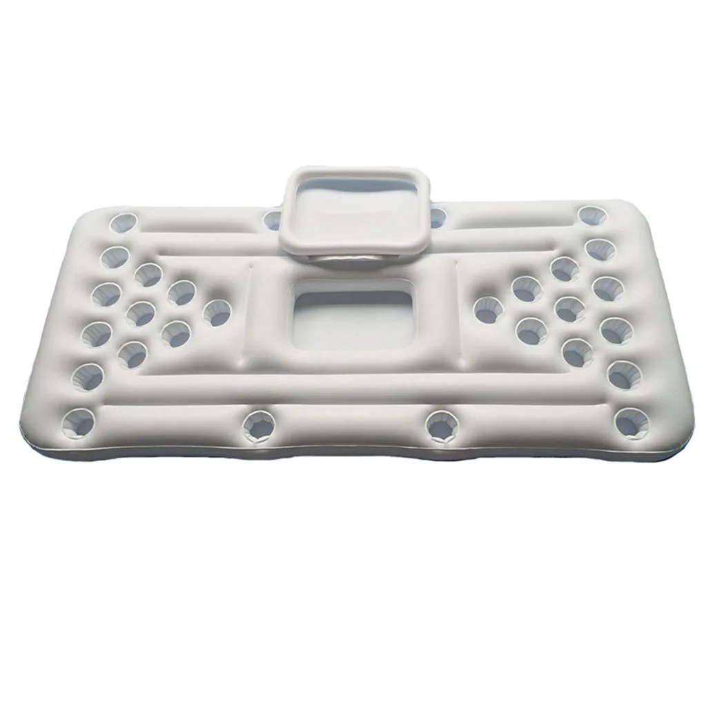 

Cup Holder Raft PVC Pool Serving Bar Swimming Pool Beach Party Inflatable Drink Holder Table 2021 new dropshiiping