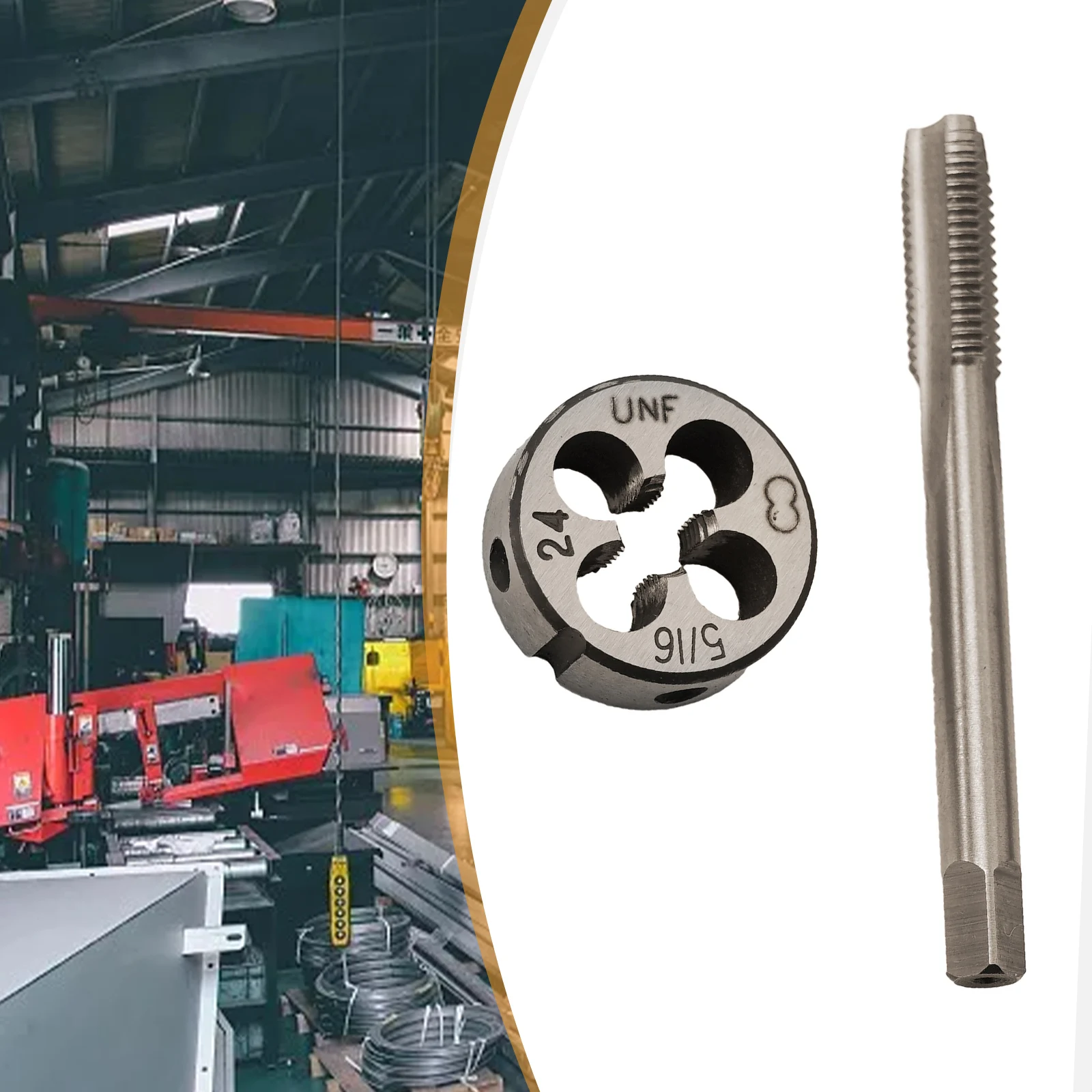 Набор штампов для сверления и нарезания резьбы 5/16 -24TPI 5/16\&quot-24UNF правая резьба