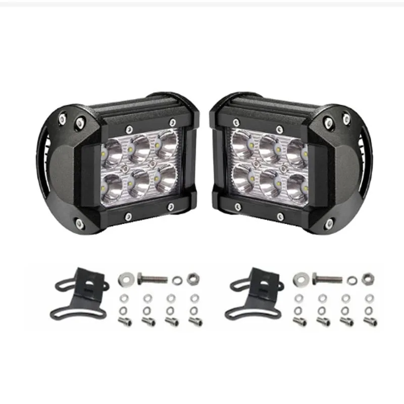 Автомобильная светодиодная панель для бездорожья 4x4, прожекторы, противотуманная фара, 12 В, 24 В, диодная фара, грузовик, сельскохозяйственный трактор, лодка, внедорожник, квадроцикл, световая панель/рабочий свет