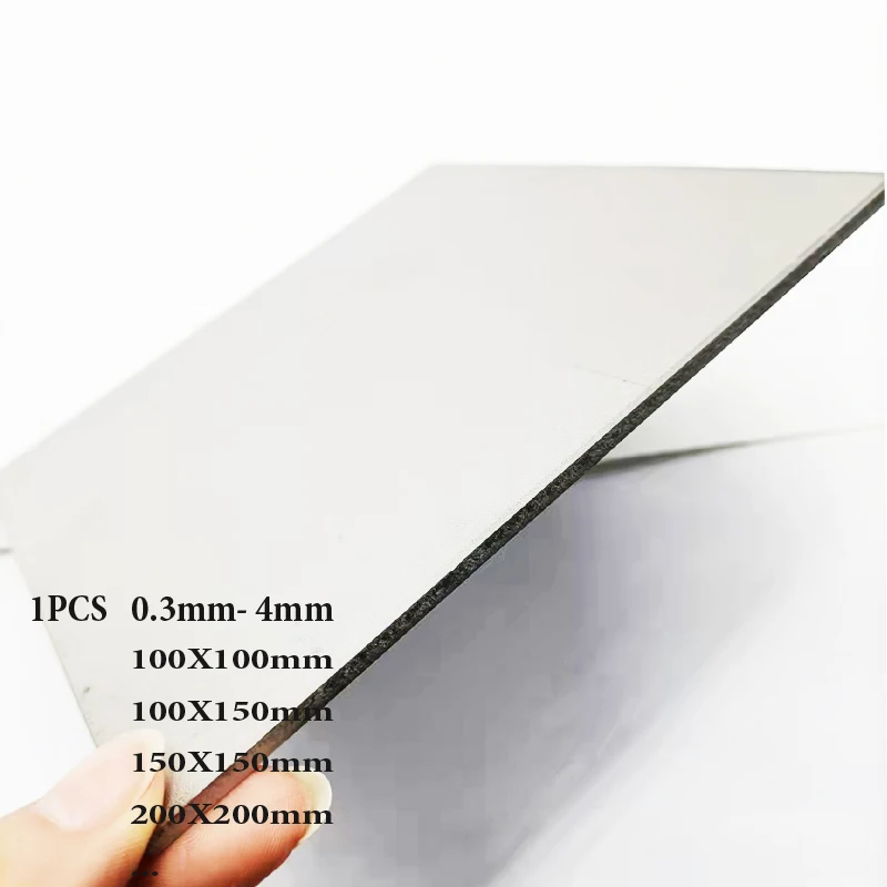 1pcs GR2 Ti Sheet Plate 0.3mm- 4mm Titanium Titan Alloy Sheet100X100/100X150/150X150/200X200 |