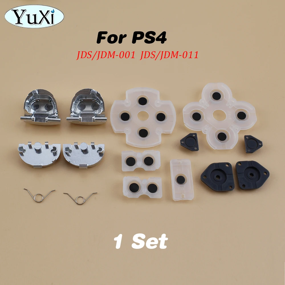 1 комплект металлических алюминиевых кнопок для PS4 L1 R1 L2 R2 ключей и аксессуаров